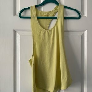Yellow workout tank